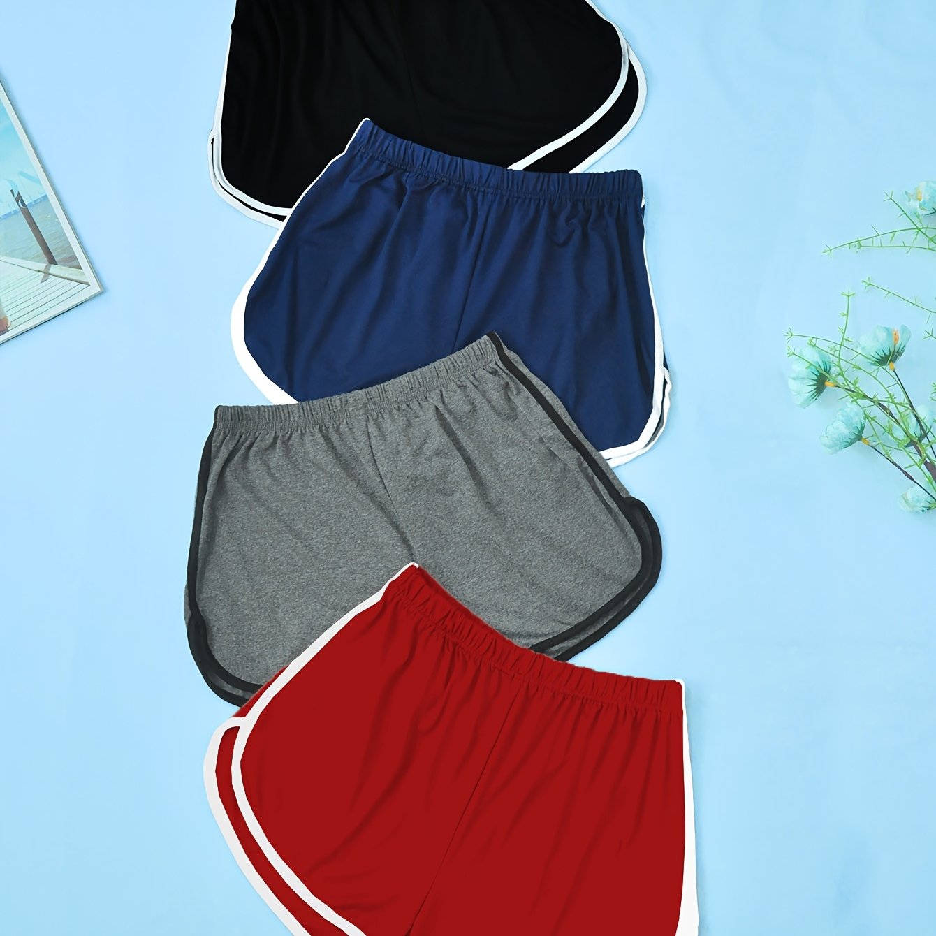 Women's Pajama Pants Set, Casual Slim Fit Shorts, Large Size Nightwear