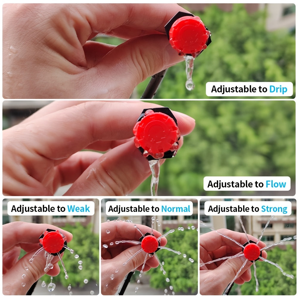 Клапан для полива сада, регулируемый капельник, микроподвод воды для балкона, двора, теплицы, 50/500/1000 шт.