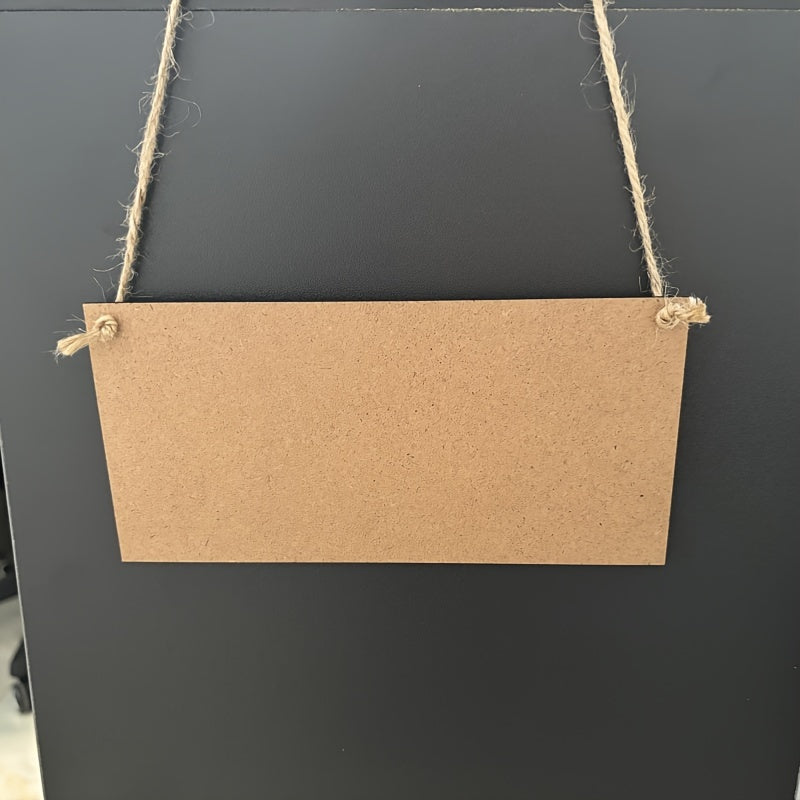 Uy bezaklari uchun jute ipli yog'och hammom belgisi