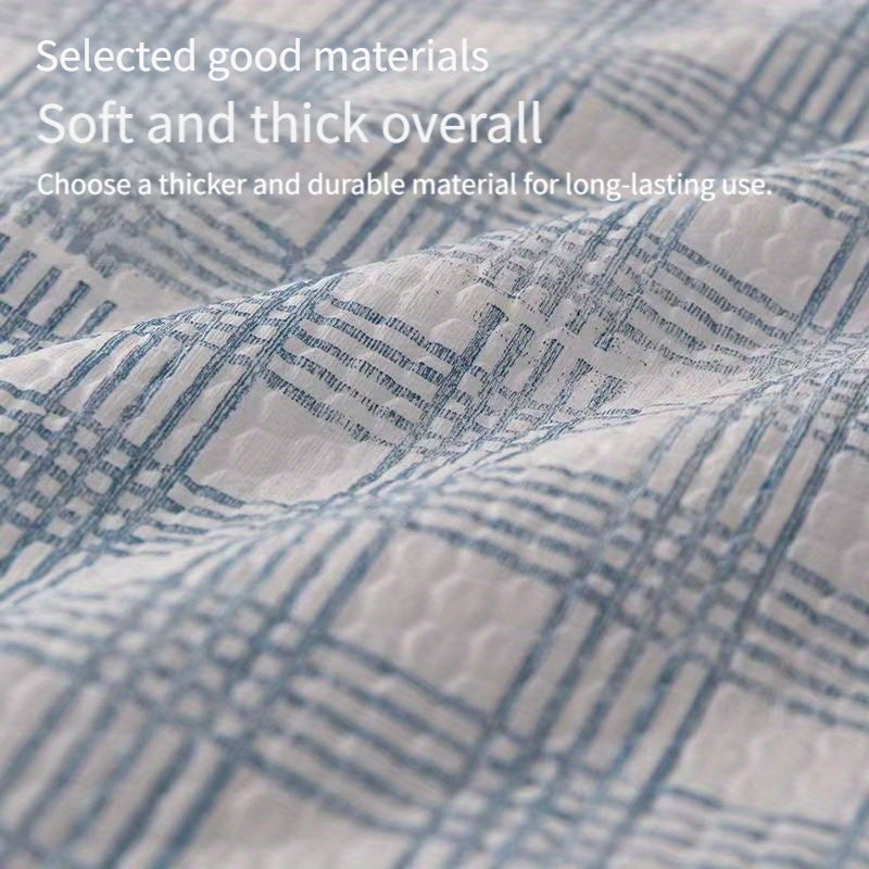 Blue Plaid Lazy Rags Pack for Wet Dry Cleaning Kitchen Dish Towels