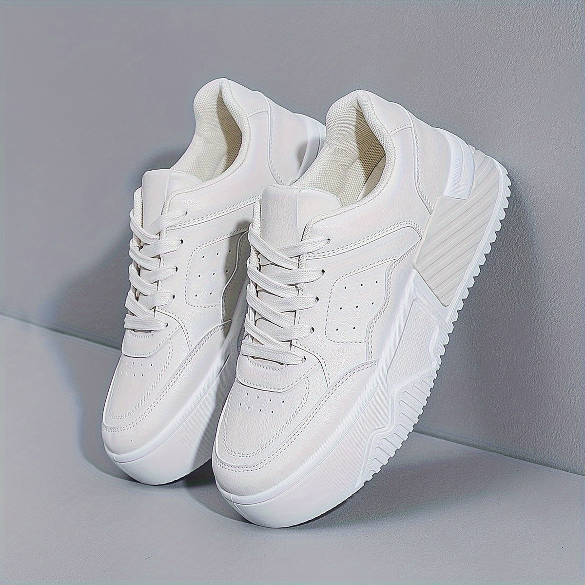 Women's Casual Sneakers Multicolor Low-Top Lace-Up Shoes Rubber Sole