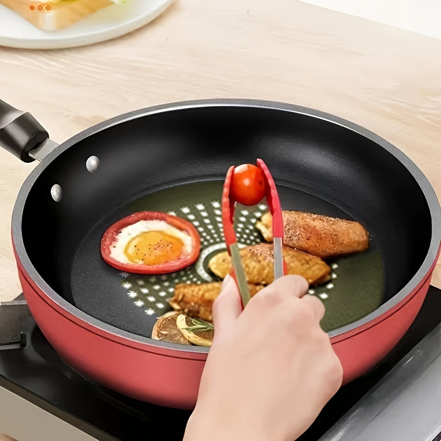 Sartén de hierro fundido antiadherente de 24cm con fondo plano para cocinas de gas y inducción. Perfecto para huevos, filetes y panqueques.