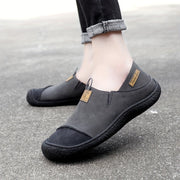Men's Casual Loafers in Leather-Style Slip-On Shoes for Driving and Formal Wear Black Brown Grey