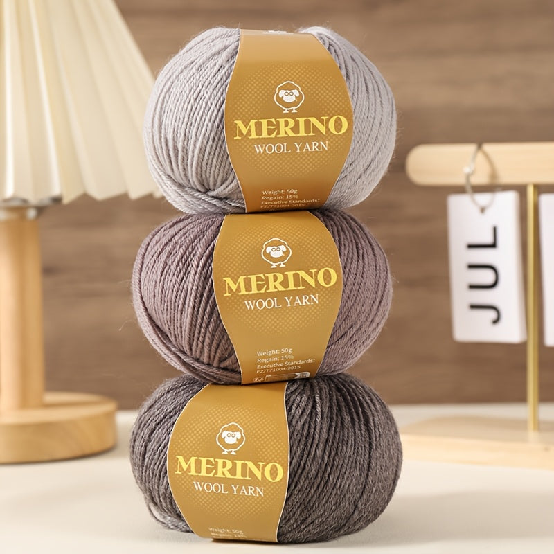 10 JIUWEIDIAOWANG Merino jun to'plari, har biri 500g, 212 O'rtacha og'irlik, Qo'l bilan bo'yalgan DIY material to'qimachilik uchun - Ko'p rangli gradient, Qalin va nozik aralashma, Kamel jun, Kuz Qish.