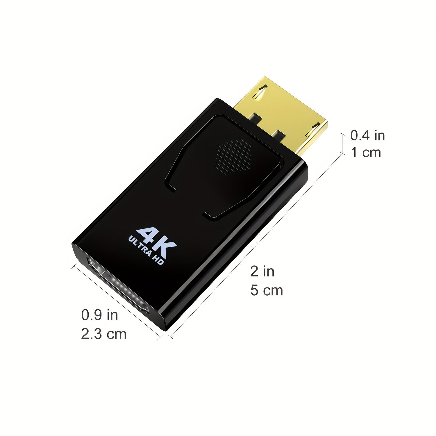 DisplayPort to HDTV Converter 4K Male to Female High-Resolution Adapter