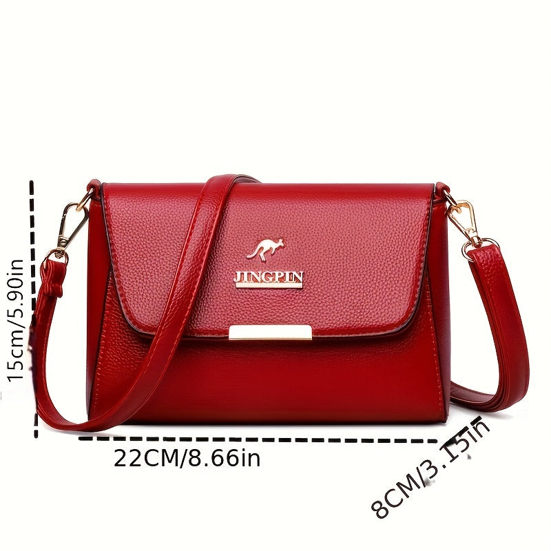 Ayollar uchun zamonaviy to'plam sumkasi, sozlanadigan va olib tashlanadigan kamar bilan, yengil, suv o'tkazmaydigan, kundalik foydalanish uchun mos. Mustahkam rangli dizayn, polyester astar, magnit yopish.