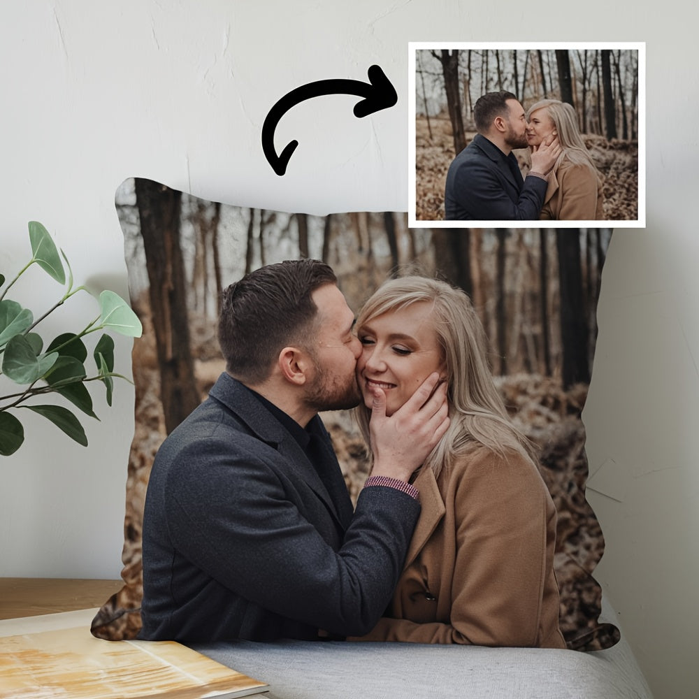 18x18 Polyester Pillow Cover for Home Decor and Gifts for Valentine's Day Christmas Thanksgiving and New Year