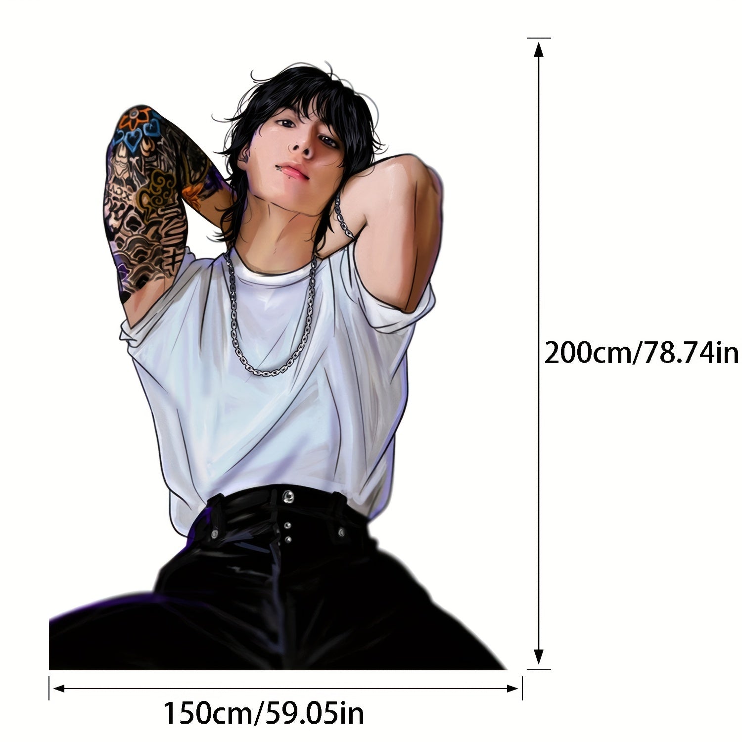 K-POP Idol Throw Blanket Cartoon Design Soft Cozy Gift for Fans