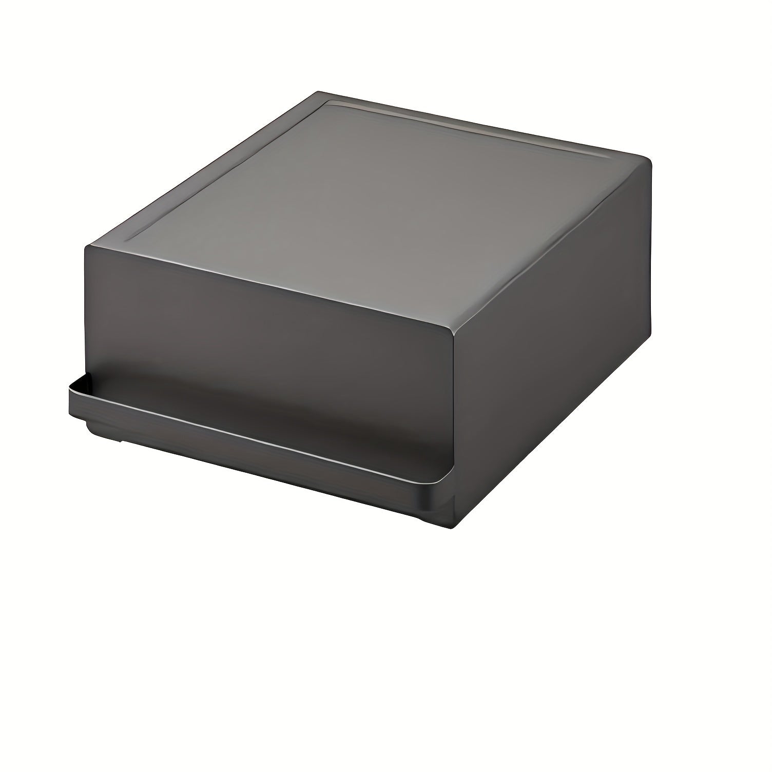 Caja de almacenamiento de encimera de metal con cajón para organizador de café y té de cocina