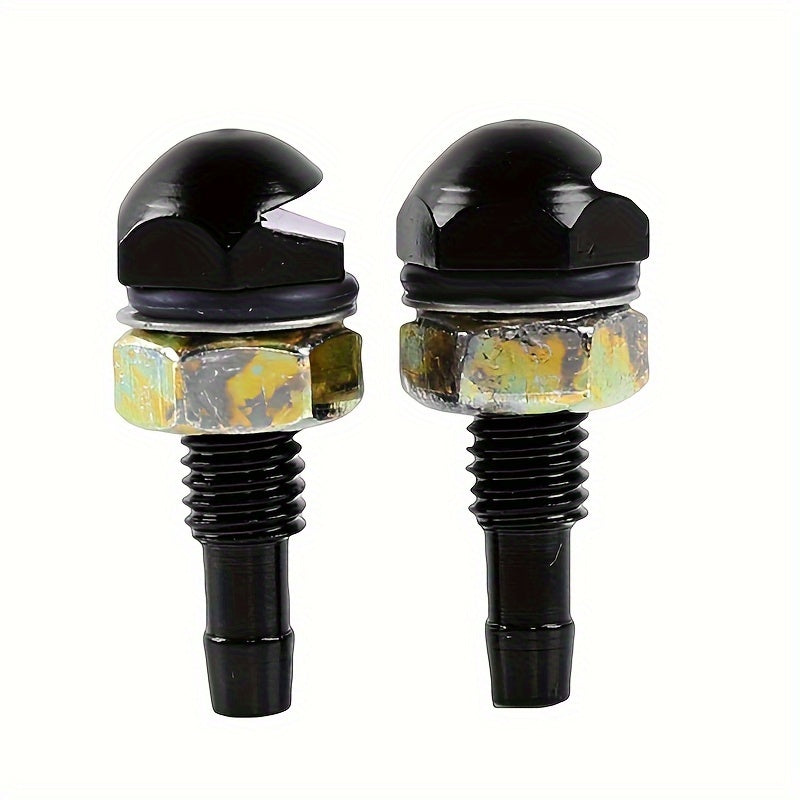 Universal Aluminum Alloy Windshield Washer Nozzles Golden Mist Spray Heads
