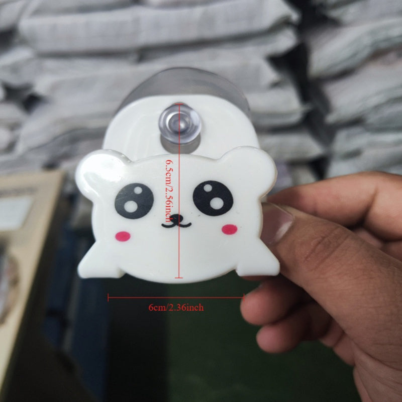 Suction Cup Storage Rack with Cartoon Animal Designs for Kitchen Bathroom Organization