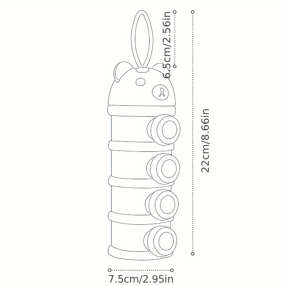 Food Storage Container for Milk Powder Portable and Adorable