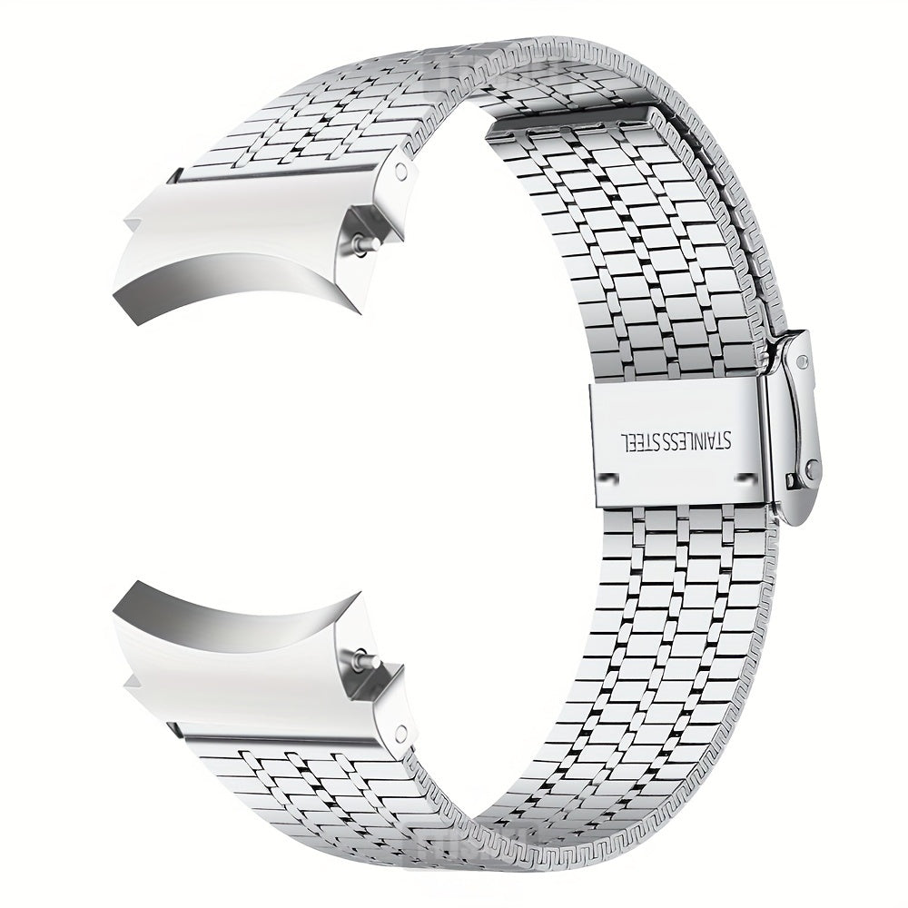 Stainless Steel Smartwatch Strap for Galaxy Watch Models 40mm 44mm 46mm