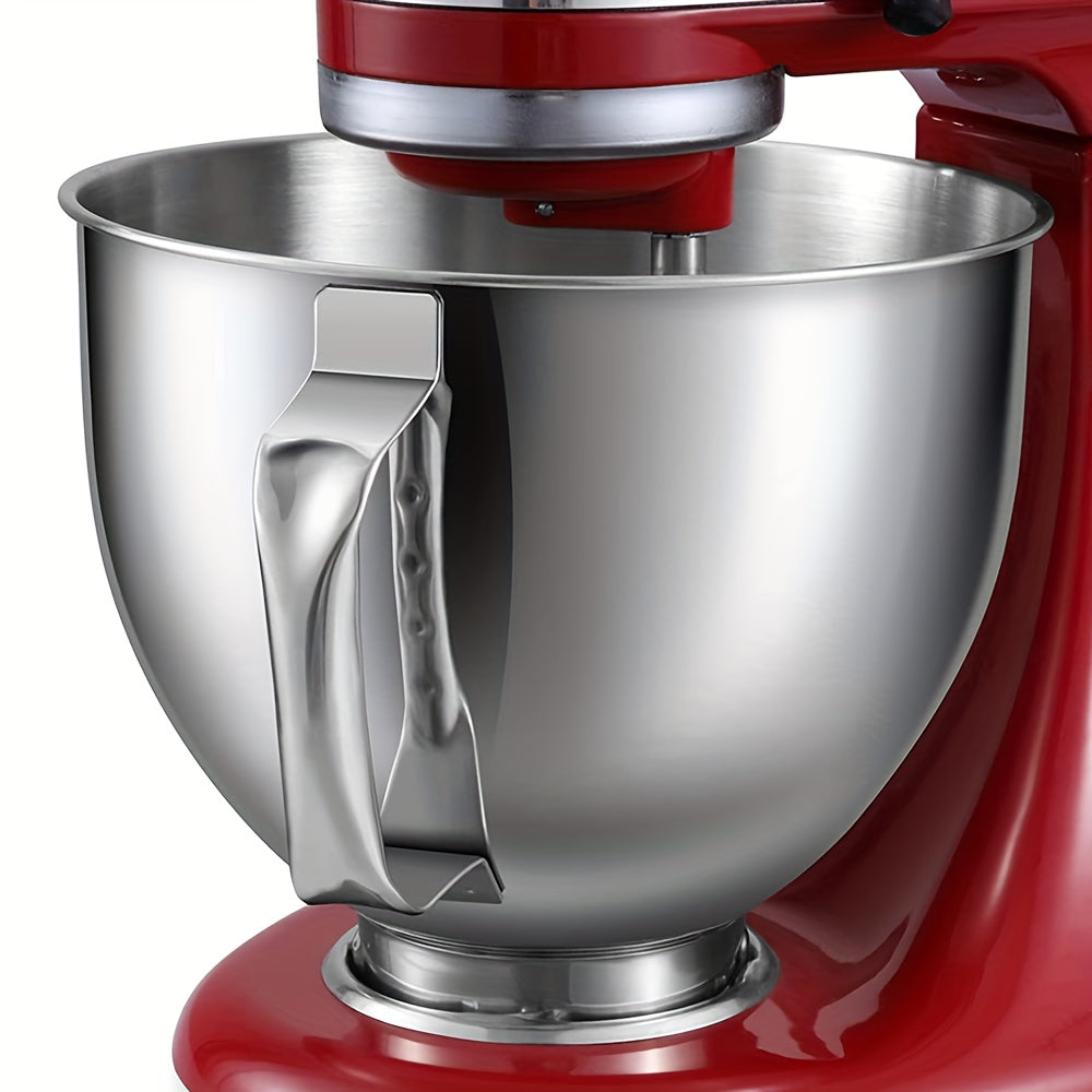 Naychali po'latdan yasalgan aralashtirish idishi KitchenAid Artisan va Classic seriyali tilt-boshli aralashtirgichlar bilan mos keladi, 4.5-5 QT sig'im, tutqichi bilan birga.