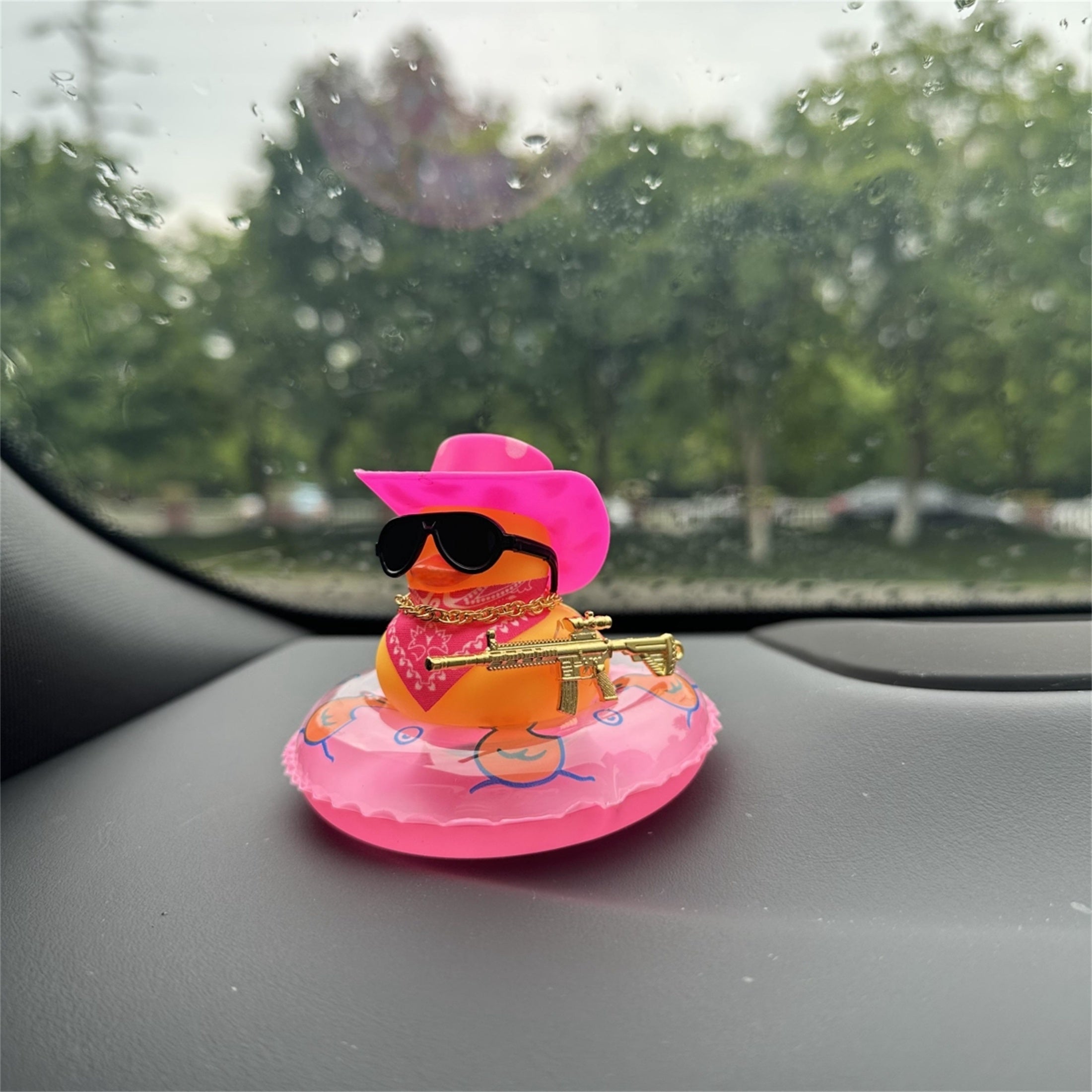 Qoziqorin shaklidagi avtomobil bezak dekor elementi, bardoshli PVC, transport ichki aksessuari