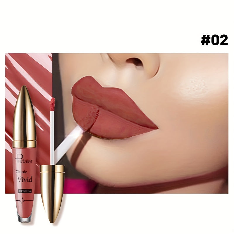 Women's Matte Lip Gloss Long-Lasting Smudge-Proof Liquid Lipstick 8 Colors