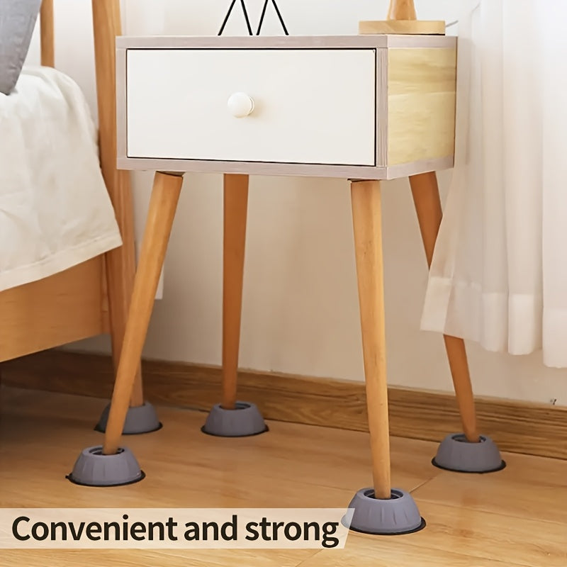 Shovqinni kamaytirish uchun 4 ta anti-vibratsiya yuvish mashinasi oyoqlari uchun rezina padlar to'plami