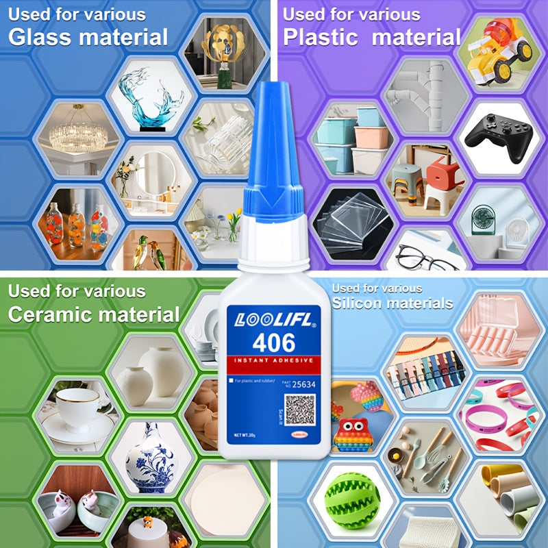 Superpegamento impermeable de secado instantáneo para reparaciones de plástico y metal