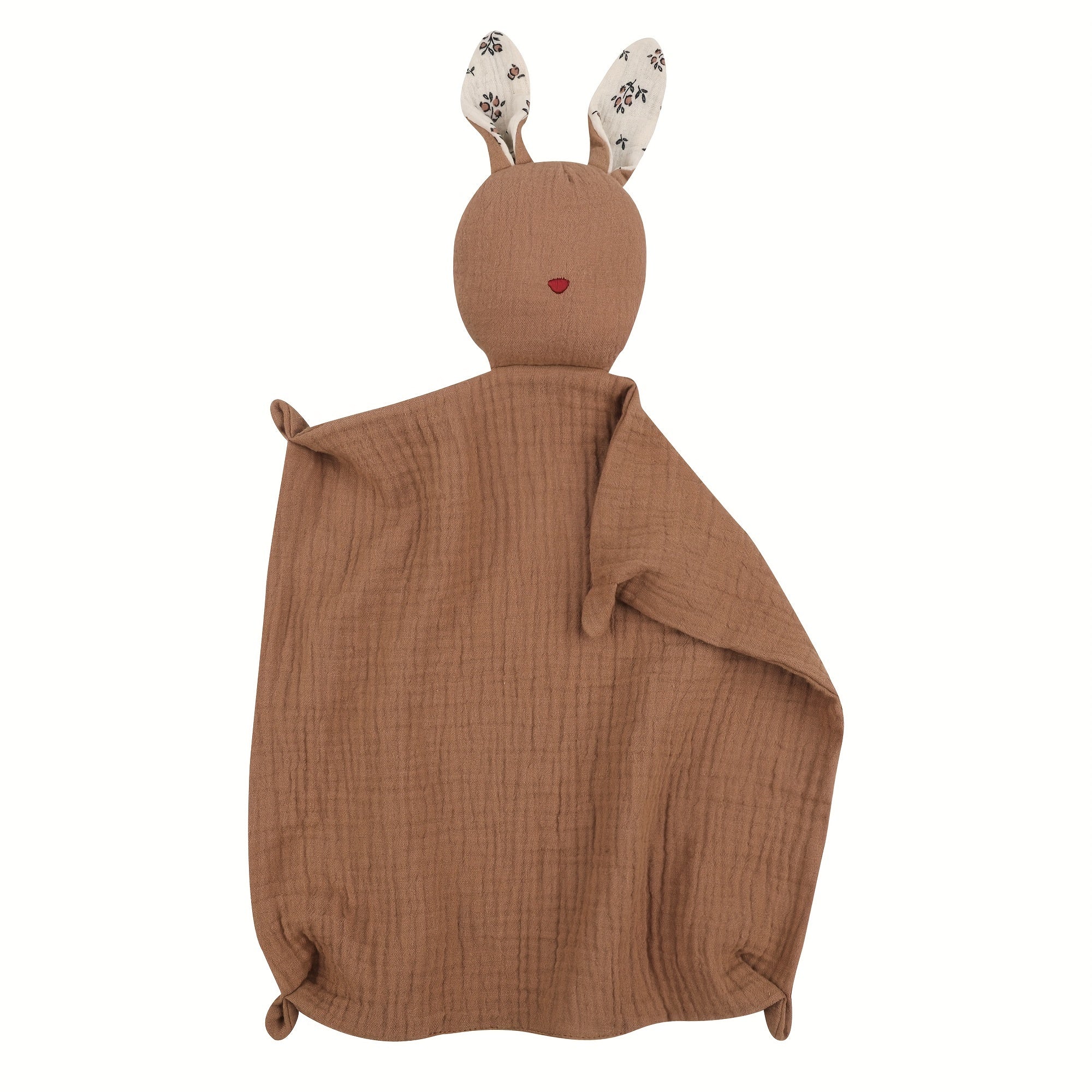 Baby Security Blanket Organic Cotton Floral Pattern Soft and Gentle for Nursery and Home Use