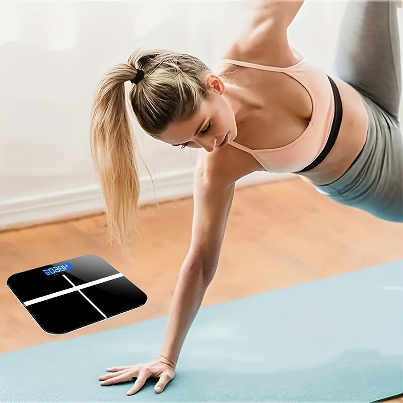 Цифровые напольные весы с LED-дисплеем для домашнего фитнеса, улицы, общежития