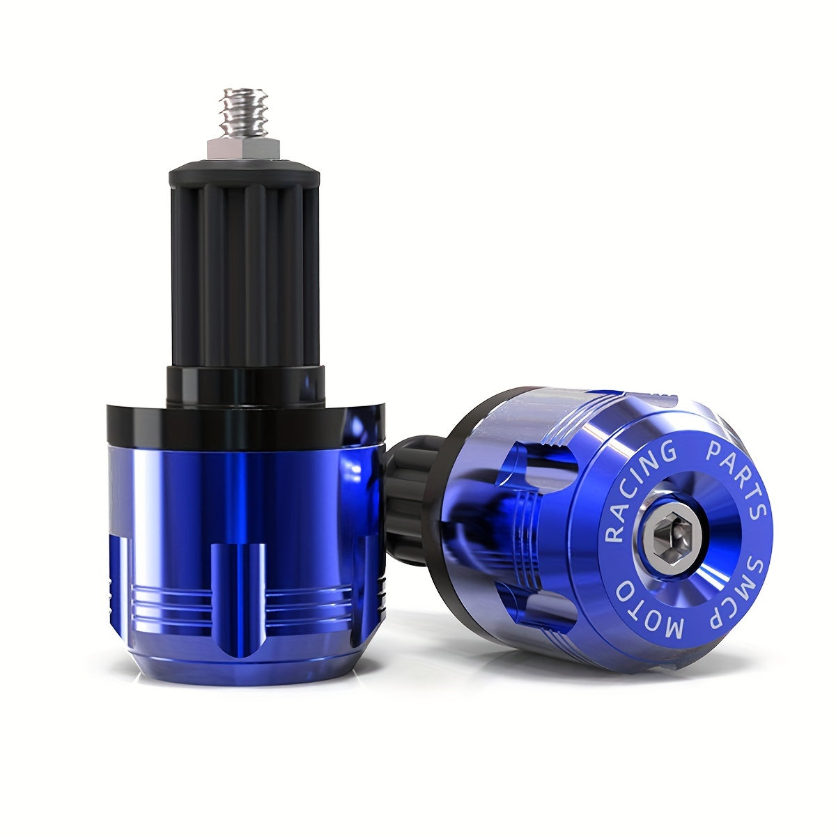 Universal Aluminum Alloy Motorcycle Handlebar Grip with Golden Dragon Head Design