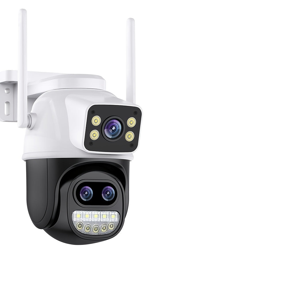 12MP HD Home Security Camera with AI Auto Tracking PTZ WiFi Video Surveillance