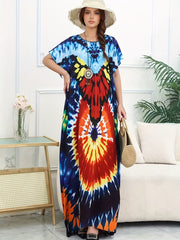 Plus o'lchamli ayollar uchun plyaj kiyimlari, suzish kostyumlari uchun qoplama, sharf, ko'k, yengil