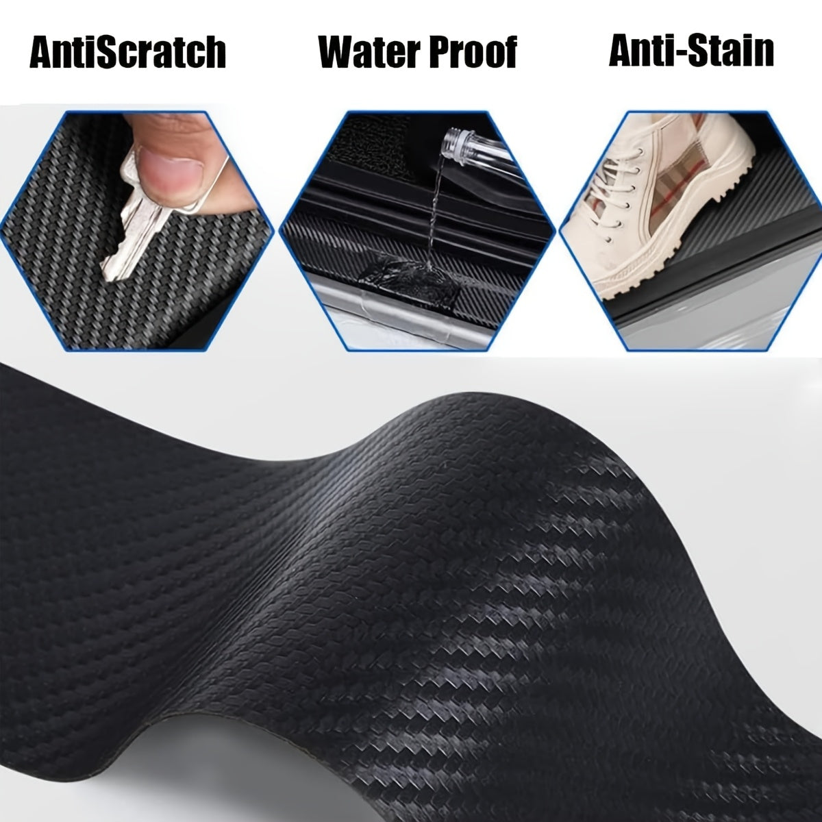 Автоматическая дверь входная педаль защитная наклейка для защиты багажника автомобиля