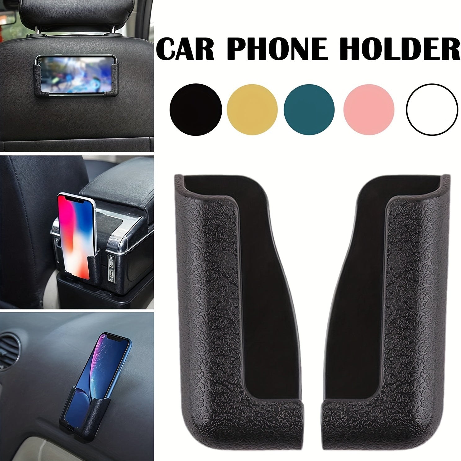 Car Phone Holder Dashboard Mount Universal Stick-On Support Bracket