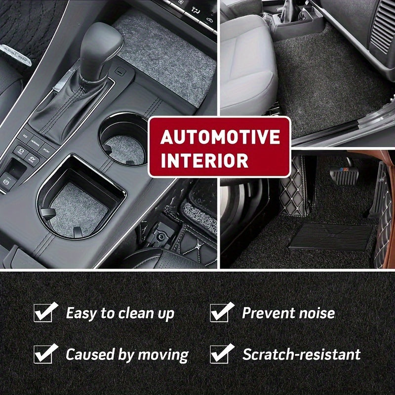 High-Density Flame Retardant Felt Carpet Liner for Cars and RVs 1x2m