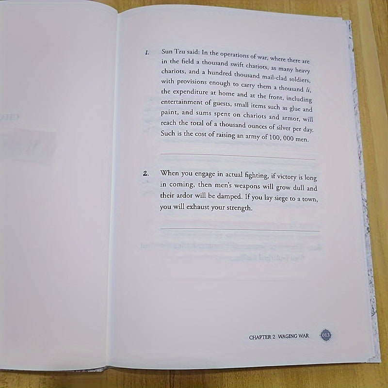 The Art of War Sun Tzu Military Strategy Book Paperback English 113 Pages