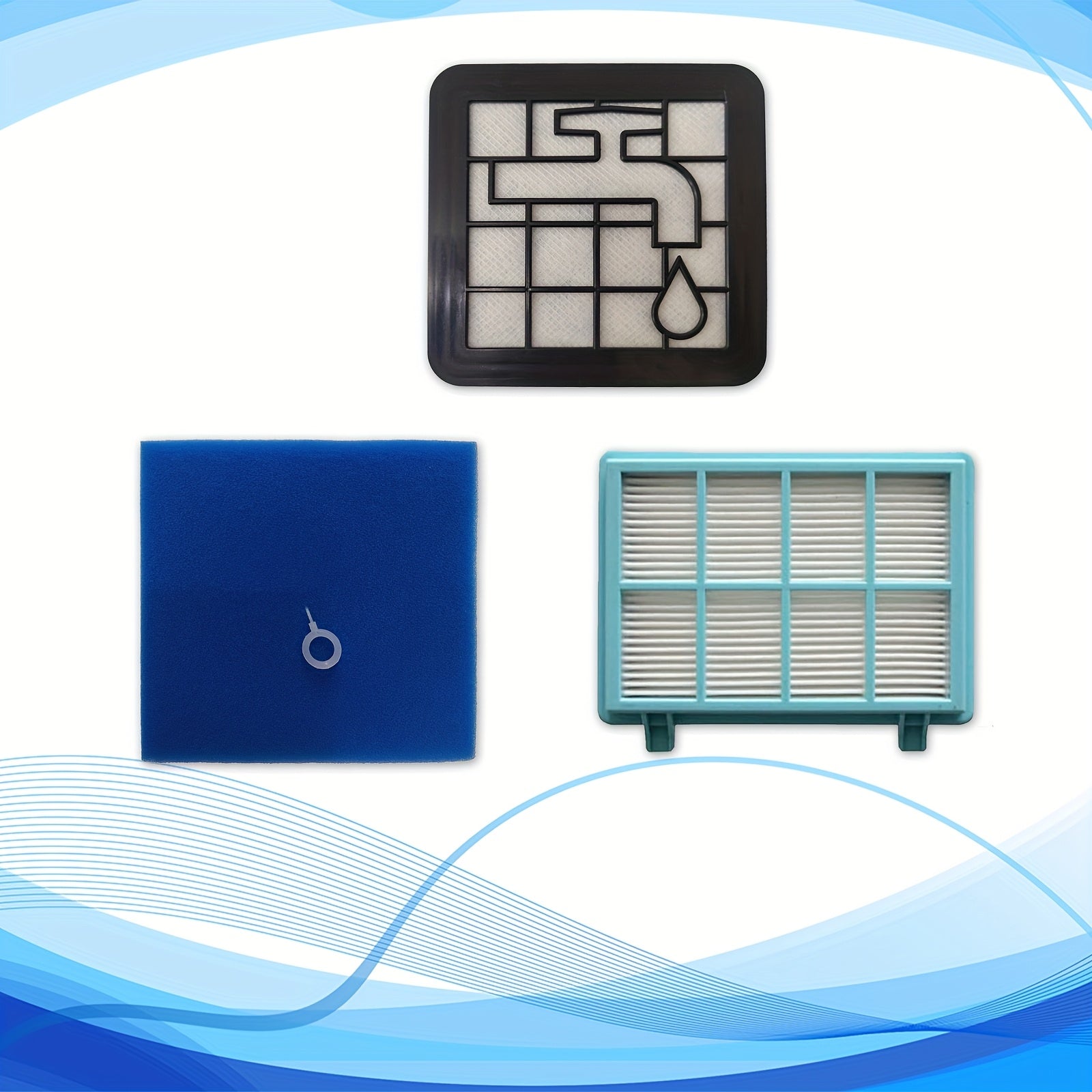 Washable Vacuum Cleaner Filter for Philips FC9331 FC9332 FC8010 01