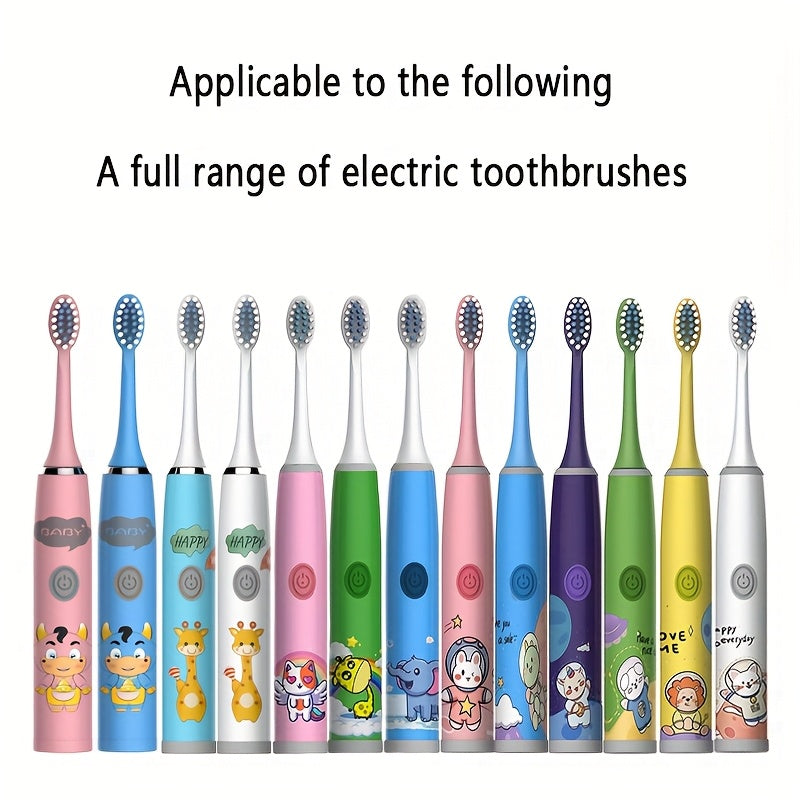 Electric Toothbrush Replacement Brush Heads for Adults, 3-9 Colors
