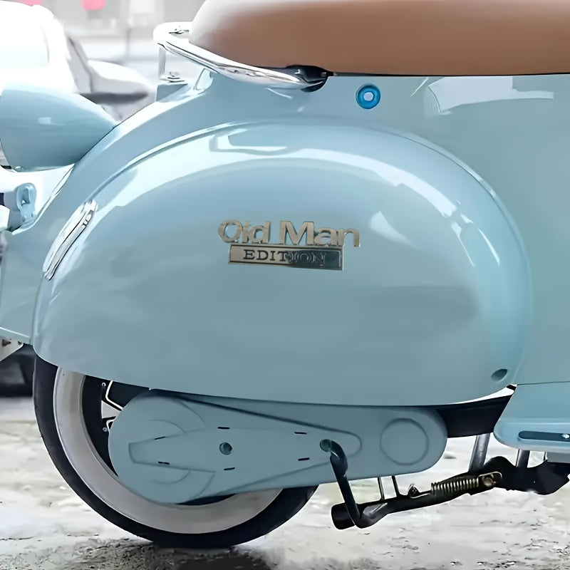 Pegatina de coche de aleación de zinc de 3D Old Man con diseño único y llamativo