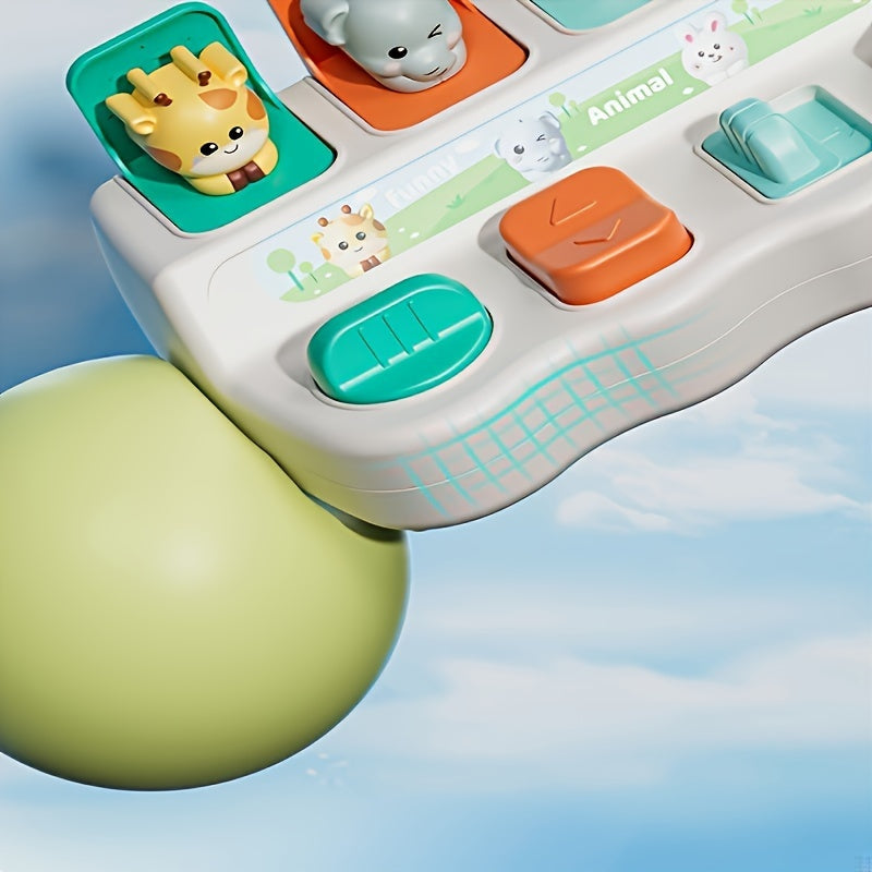 Interactive Pop-Up Animal Toy for Toddlers 12-36 Months Learning Box Educational Plastic