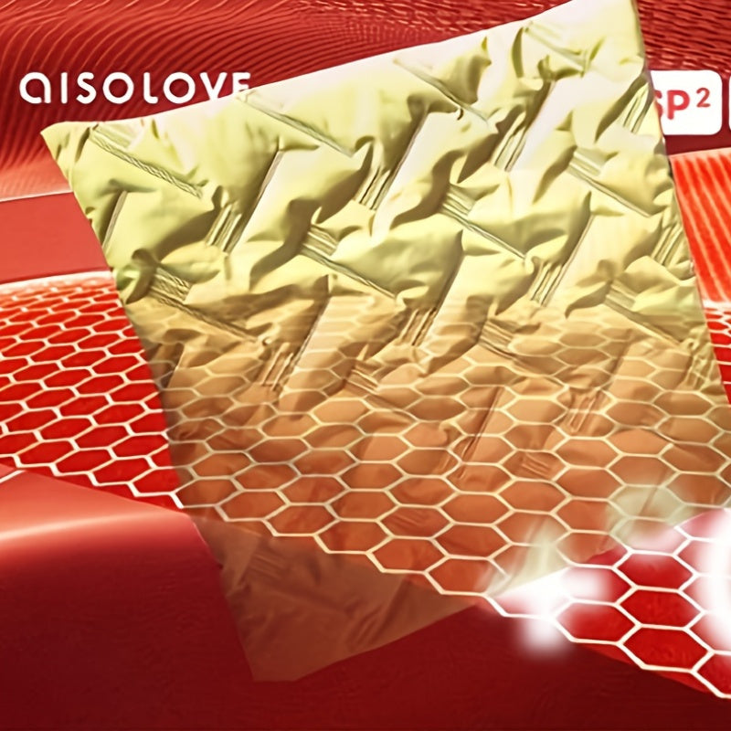 Складная нагревающаяся подушка из графена, серая Oxford, портативная для путешествий, офиса, на открытом воздухе