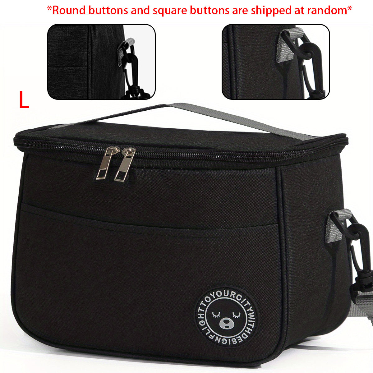 Insulated Lunch Bag with Double Layer for School, Picnic, and Gift Use