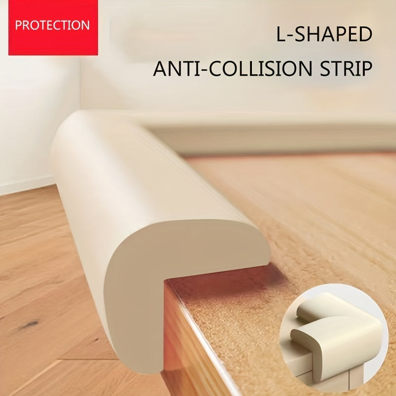 L-Shaped Anti-Collision Strip for Table Corners Wall and Stair Edge Protection