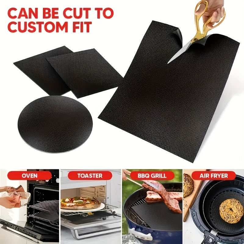 Non-Stick Reusable Baking Mats for Ovens Grills and Toasters 1/2 Pack