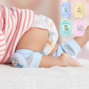 Детский набор дышащих сетчатых наколенников и налокотников для ползания и спорта в нескольких цветах