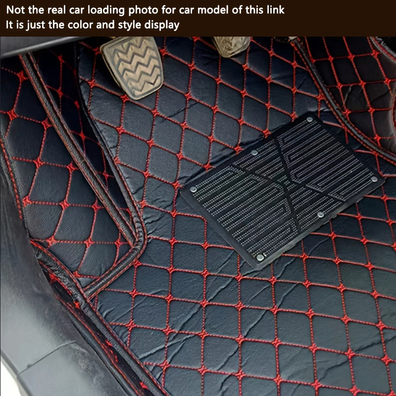 Car Floor Mats for Kia Sportage R Left Drive PU Leather 5 Seats Car Carpets