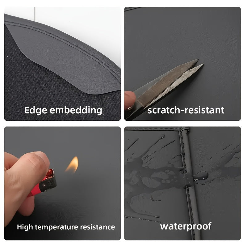 Universal Faux Leather Seat Back Protector for Tesla Model 3 and Y Scratch-Resistant Cover