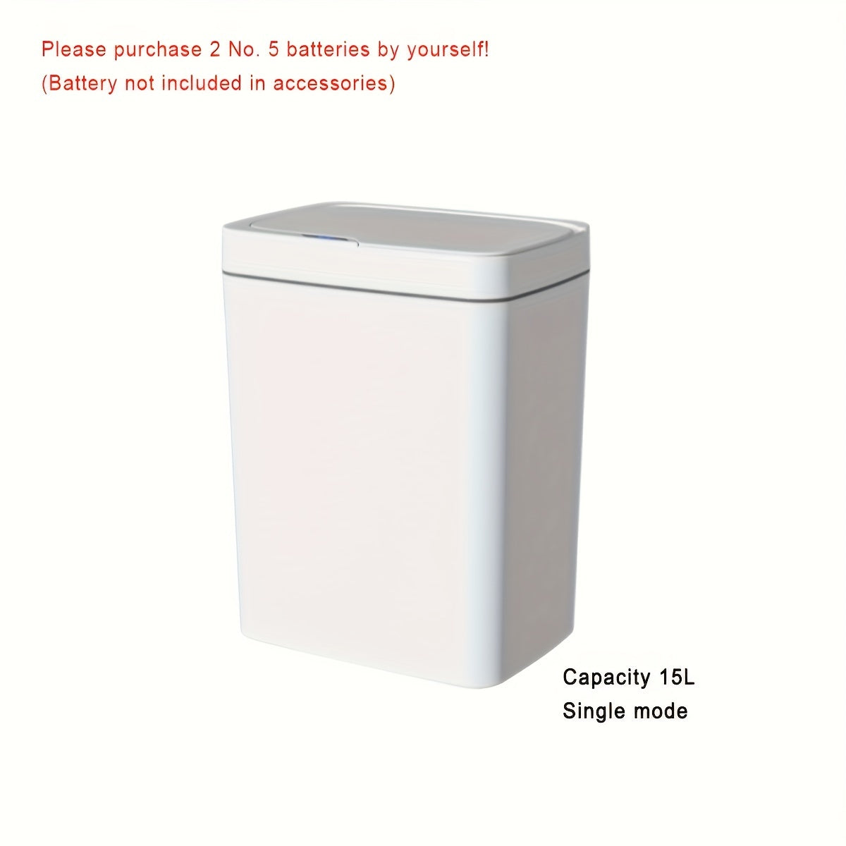 Plastic Smart Motion-Sensor Trash Can for Multipurpose Use