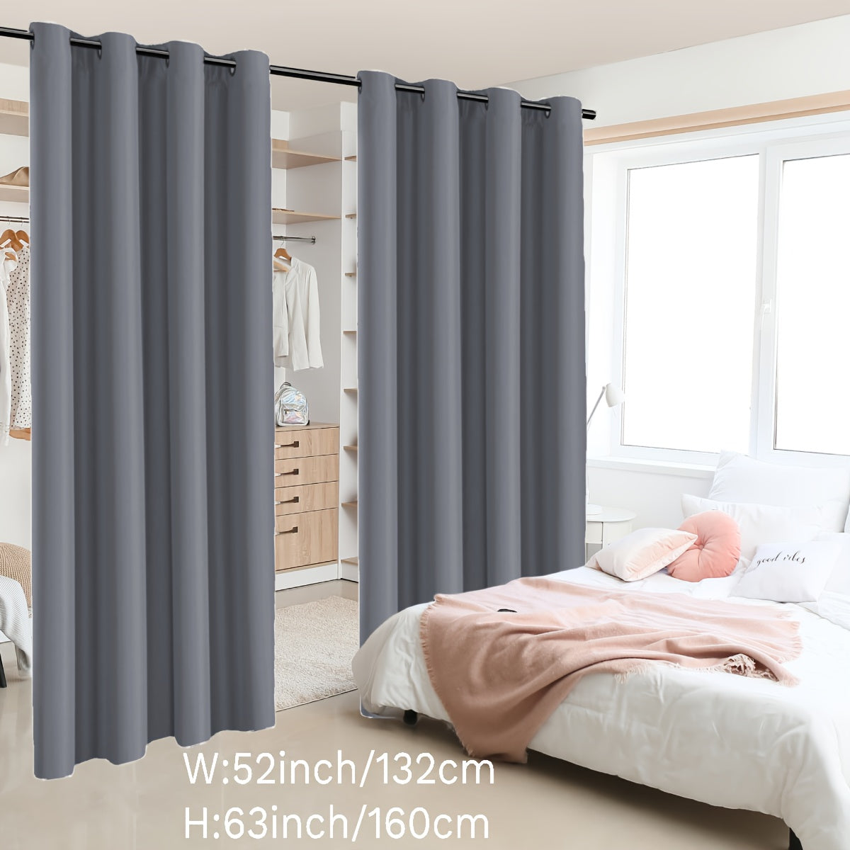 Insulation Room Partition Panel with Coated Insulation and Loop Design for Terrace, 2 Pieces