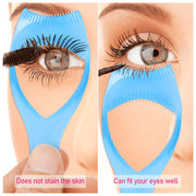 Female Eyelash Makeup Guard Set with Comb, Upper and Lower Eyelash Applicator