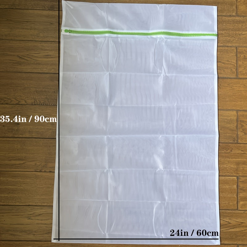 Большая сетчатая сумка для стирки с молнией для деликатных тканей, одеял, кроватей для животных и простыней