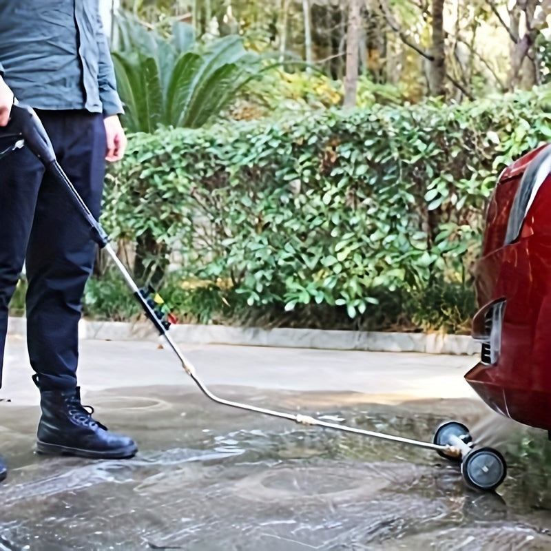 Conjunto de limpiador de agua a alta presión con doble función para chasis de coche y lavado a presión de 16 pulgadas
