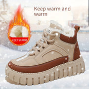 Women’s Winter Snow Boots with Thick Platform Non-Slip Rubber Sole