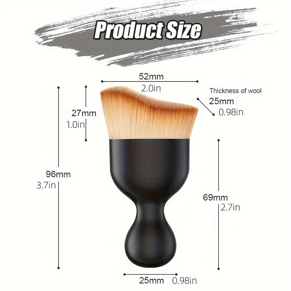 Cepillo de limpieza para interiores de coche de microfibra, herramienta compacta de cerdas suaves para detalles