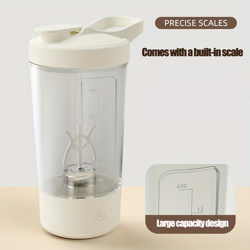 Licuadora de café con autormezcla de 400ml, portátil, recargable por USB, mezcla automática